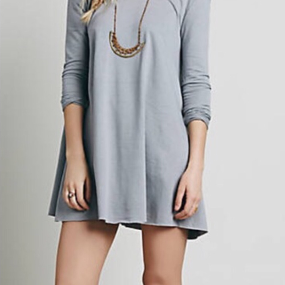 FP trapeze low back tunic dress